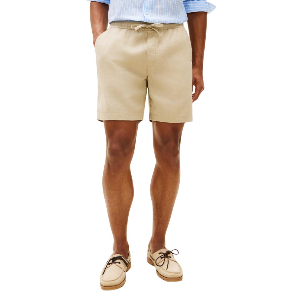 Tommy Hilfiger Dover Linen Blend 8" Inseam Chino Shorts